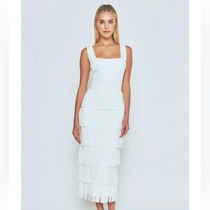 Endless Rose Knit Fringe Long Dress